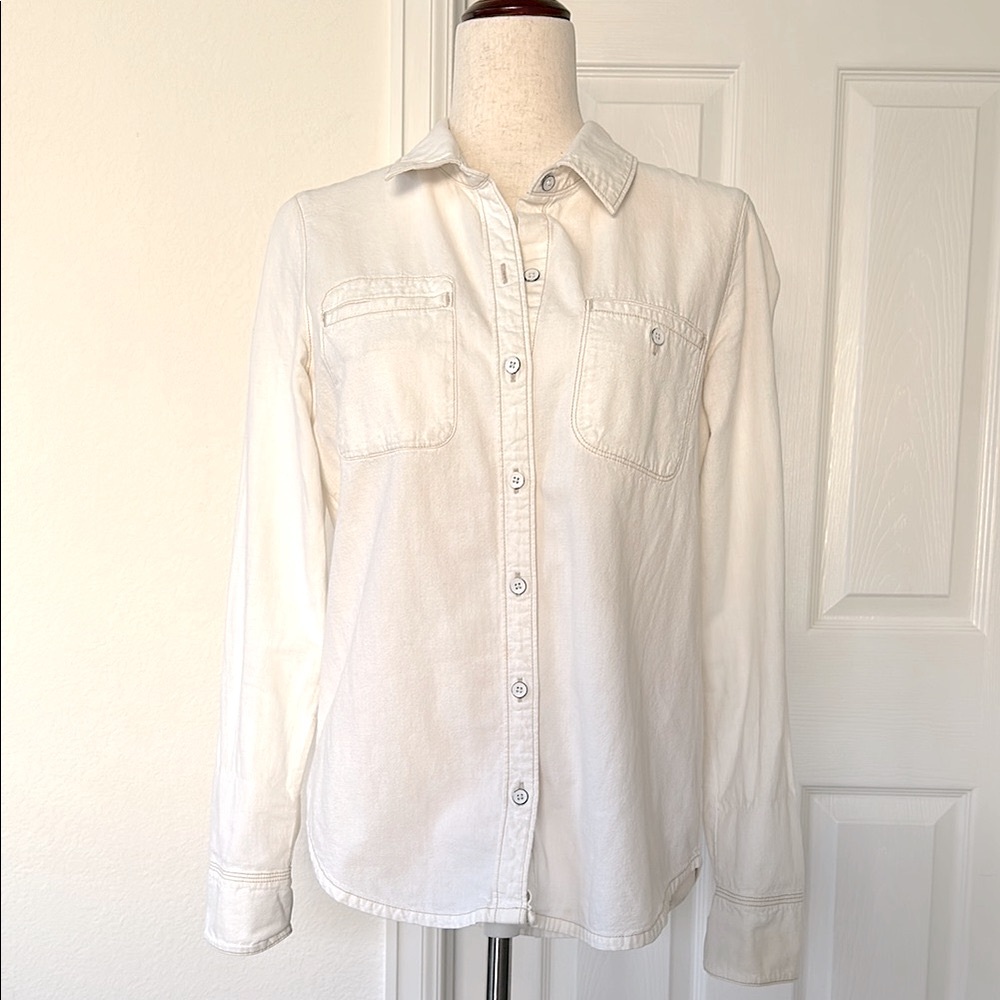 Lucky Brand Bone Denim Shirt S